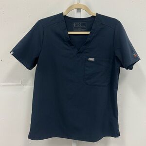 Figs Women’s Catarina One-Pocket Scrub Top Nurse Uniform Medium Night Sky FW1000